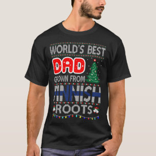 Dad Grown Finnish Roots Christmas Ugly Sweater