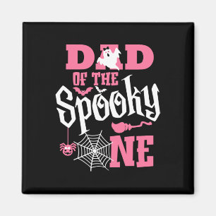 Dad Halloween 1st Birthday Matching Family Spooky  Magnet