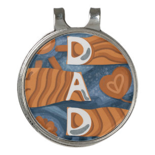 Dad - Happy Father’s Day Golf Hat Clip