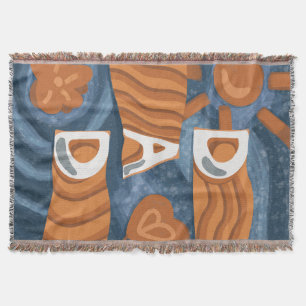 Dad - Happy Father’s Day Throw Blanket