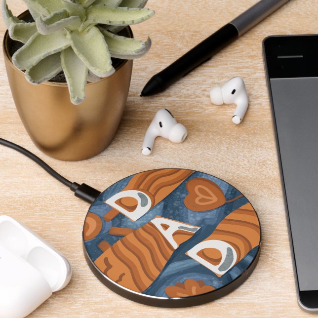 Dad - Happy Father’s Day Wireless Charger (Desk 2)