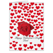 Dad   Happy Valentine's Day Roses at Zazzle