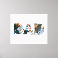 Dad Heart Collage Father's Day Keepsake Photo