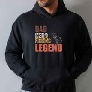 dad hero fishing legend  hoodie