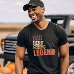 Dad Hero Fishing Legend T-Shirt