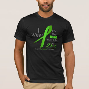 Dad Hero In My Life - Lymphoma T-Shirt