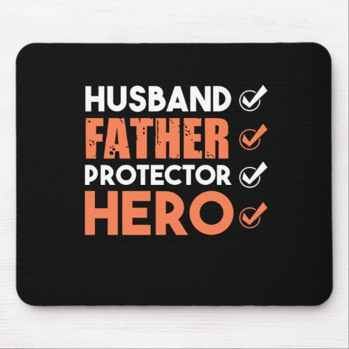 Dad Hero Mouse Pad