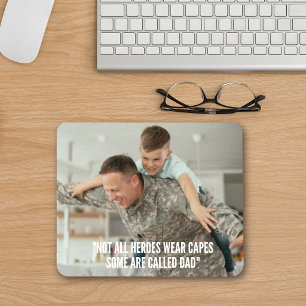Dad Hero Personalized Father's Day Mouse Pad