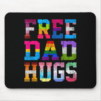 Dad Hugs For Pride Month Lgbt Fathers Day Mouse Pad