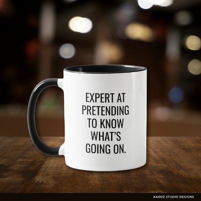 Dad Humor Funny Quote Mug (Design repeats in front and back of mug. Leave as is or write your own.)