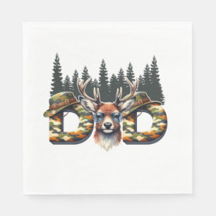 Dad Hunting Napkins