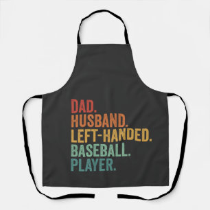 Dad Husband Baseball Left Handed Legend  Apron