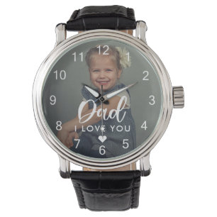 Dad I love You Elegant Photo Watch
