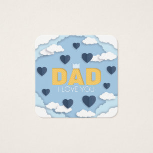 Dad I love you, father's day card
