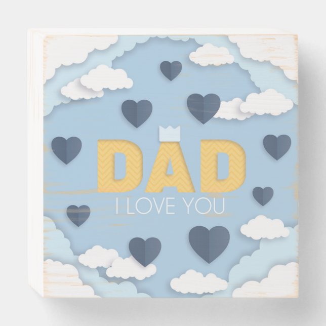 Dad I love you, father's day  Gift Box (Front Horizontal)