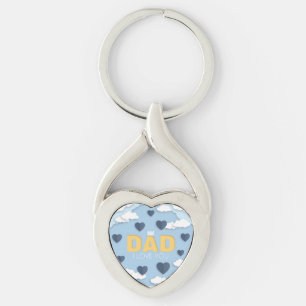 Dad I love you, father's day gift Keychain