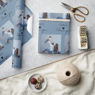 Dad, I Love You"  — For Father's Day -  Wrapping Paper