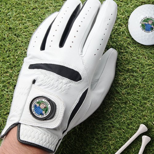 Dad I Love You to the Rough and Back Photo Golf Glove