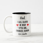 Dad I Will Always Be Your Financial Burden, Funny Two-Tone Coffee Mug<br><div class="desc">This charming Father's Day gift is the perfect way to show your dad how much you care. The Funny Father Mug Gift from Daughter is a delightful combination of humor and sentimentality. The Mug is adorned with a humorous quote, "Dad, I Will Always Be Your Financial Burden". This thoughtful gift...</div>