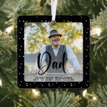 Dad In Loving Memory Photo Christmas
