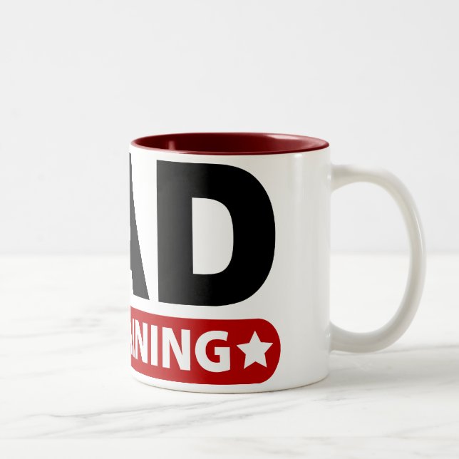 Dad In Training Two-Tone Coffee Mug (Right)