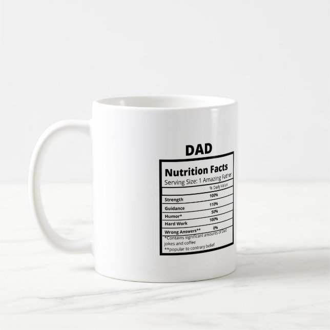 Dad Ingredient Mug (Left)