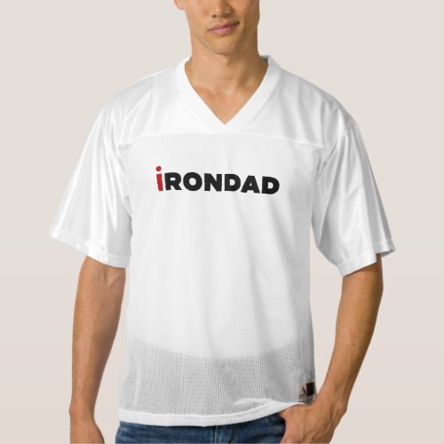 Dad  ironman irondad  mens football jersey