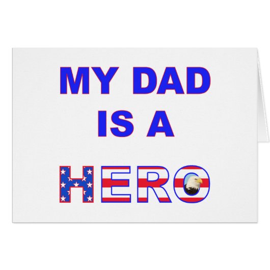 Dad is a Hero Cards (Front Horizontal)