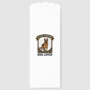 Dad Is Awesome Dog Lover German Shepherd Paws_1 Bookmarks