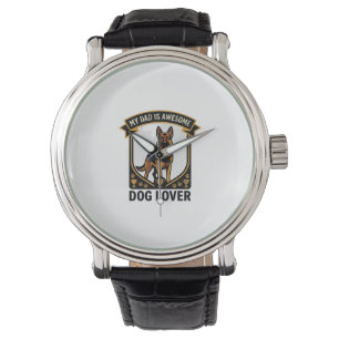 Dad Is Awesome Dog Lover German Shepherd Paws_1 Watch