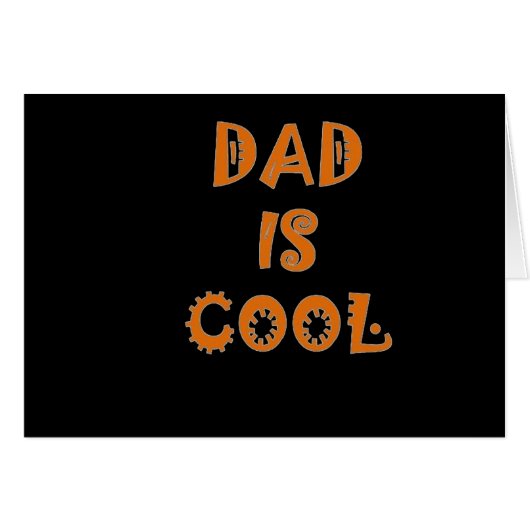 Dad Is Cool Cards (Front Horizontal)