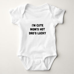 Dad is Lucky Baby Bodysuit