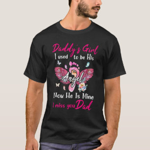 Dad Is My Guardian Angel Wings In Memory Of Daddy T-Shirt