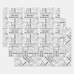 Dad-isms Wrapping Paper Sheets