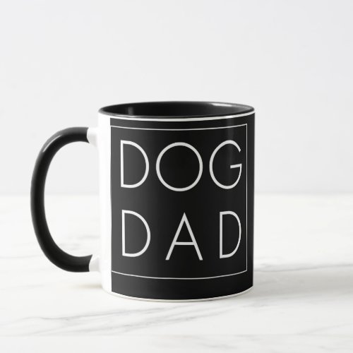 Dad Joke Design Funny Dog Dad Modern Father  Mug