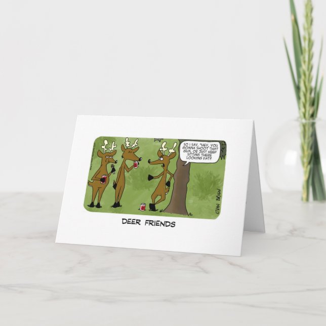 Dad Joke Father's Day Card - Deer Friends (Front)