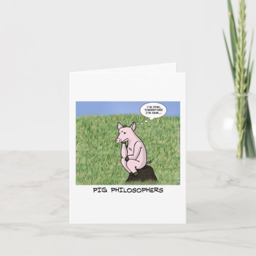 Dad Joke Fathers Day Card _ Pig Thinker
