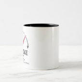 dad joke fuel Two-Tone coffee mug (Center)
