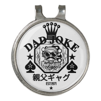 DAD 🔹🔹JOKE funny design Golf Hat Clip