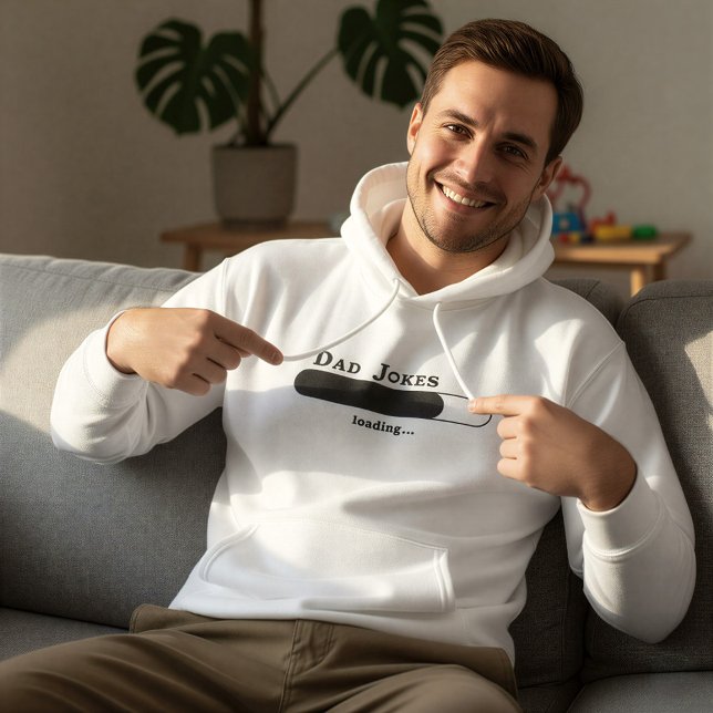 "Dad Joke Loading" Funny New Dad Hoodie | father (Creator Uploaded)