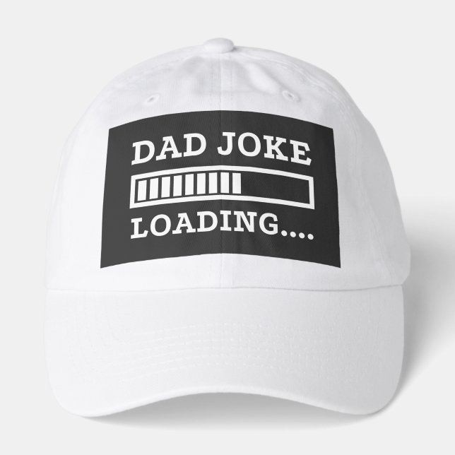 Dad Joke Loading T-Shirt Hat (Front)