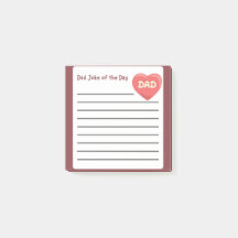 Dad Joke of the Day" Father's Day Note