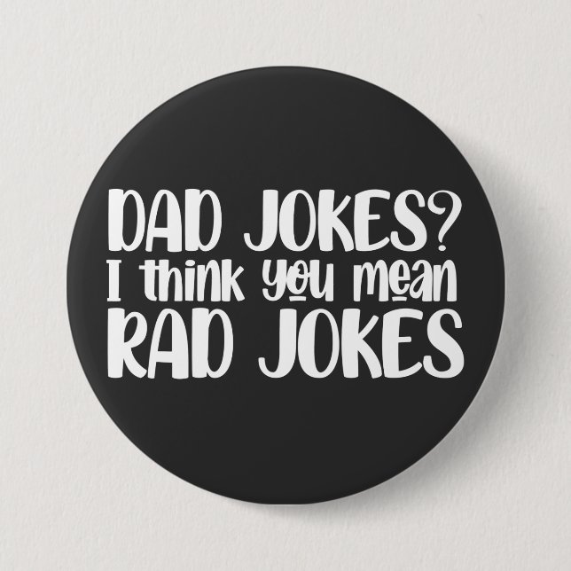 Dad Jokes Button (Front)