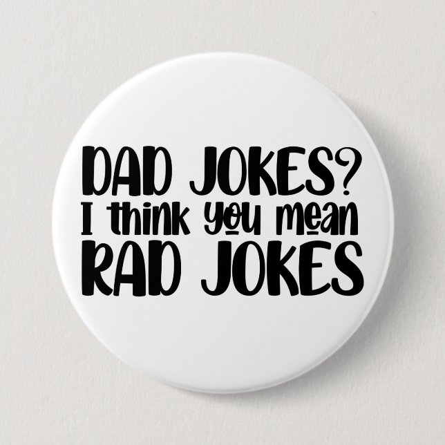 Dad Jokes Button (Front)