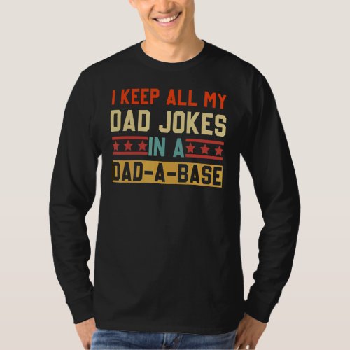 Dad Jokes  Fathers Day T_Shirt