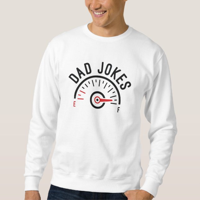 Dad Jokes Full Sweatshirt (Front)