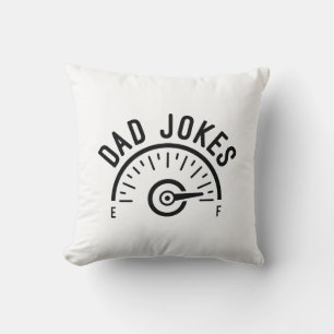 Dad Jokes Full Throw Pillow
