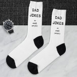 Dad Jokes Funny Novelty Humor Caption Amusing Socks