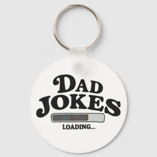Dad Jokes Loading Father’s Day Grandpa Husband Keychain