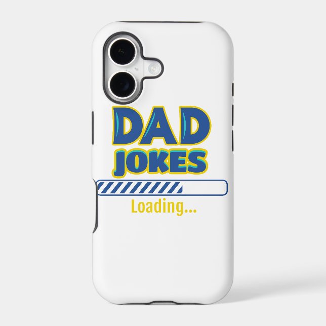 Dad Jokes Loading Iphone Case (Back)